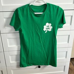 His babe clover t shirt
